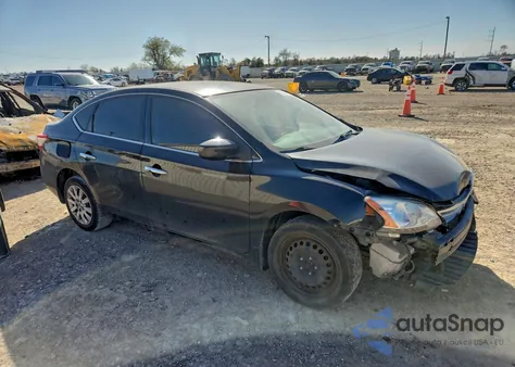 2015 Nissan Sentra S из США, поврежденный, VIN 3N1AB7AP4FY249227